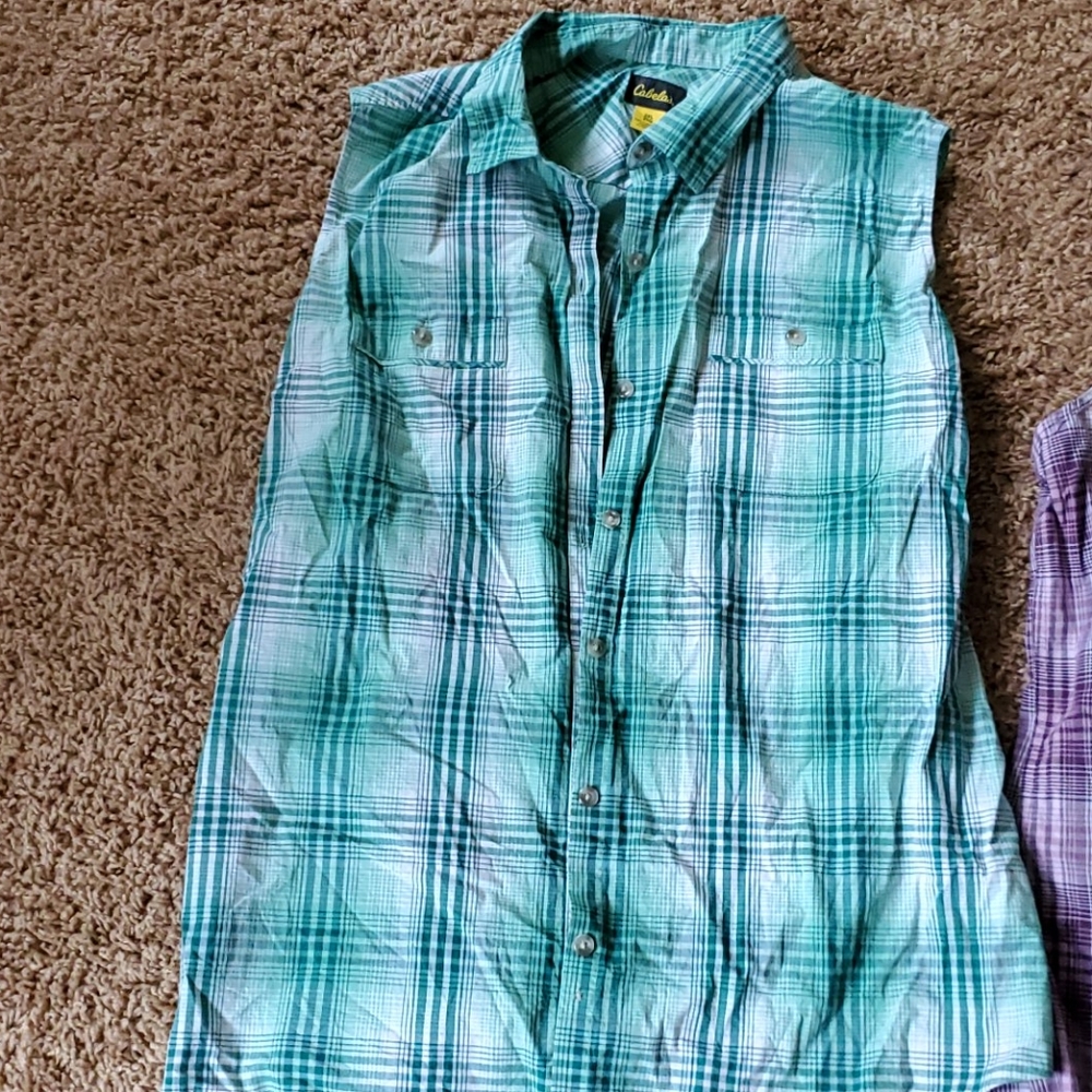 Cabelas plaid shirt